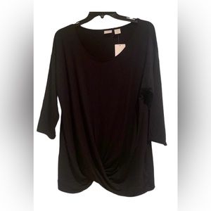 NWT St Tropez black top size L